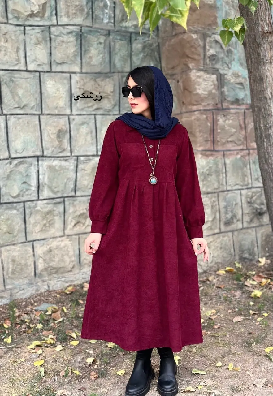 پیراهن مانتویی پاییزه ترگل 2